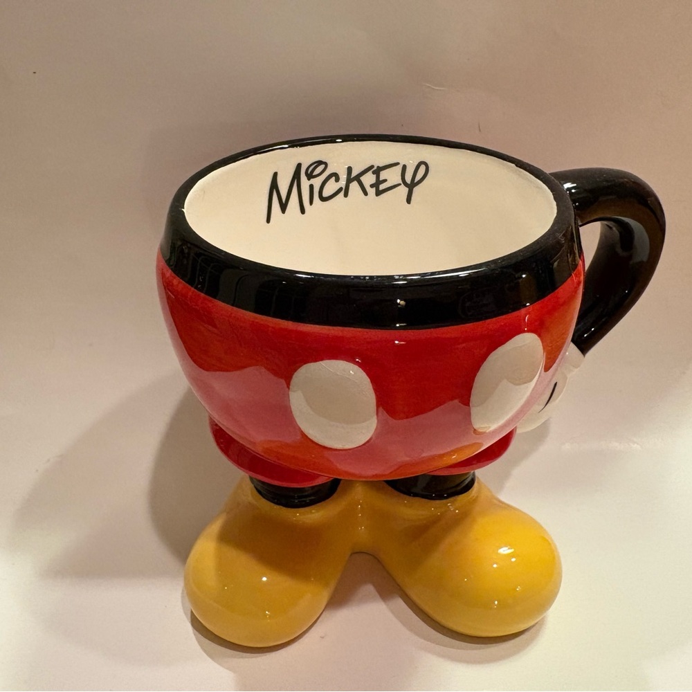 Disney Mickey Mouse Red and Yellow Mug